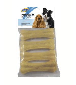 Looduslikud pressitud koeramaiused 8,5cm, 4 tükki – maitsvad ja tervislikud närimisvahepala koertele. 🦴