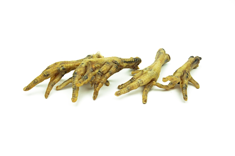 Looduslikud kuivatatud kanajalad koertele, 100g, tervislik maius, mis aitab hoida koera hambad puhtad. 🍗🐾