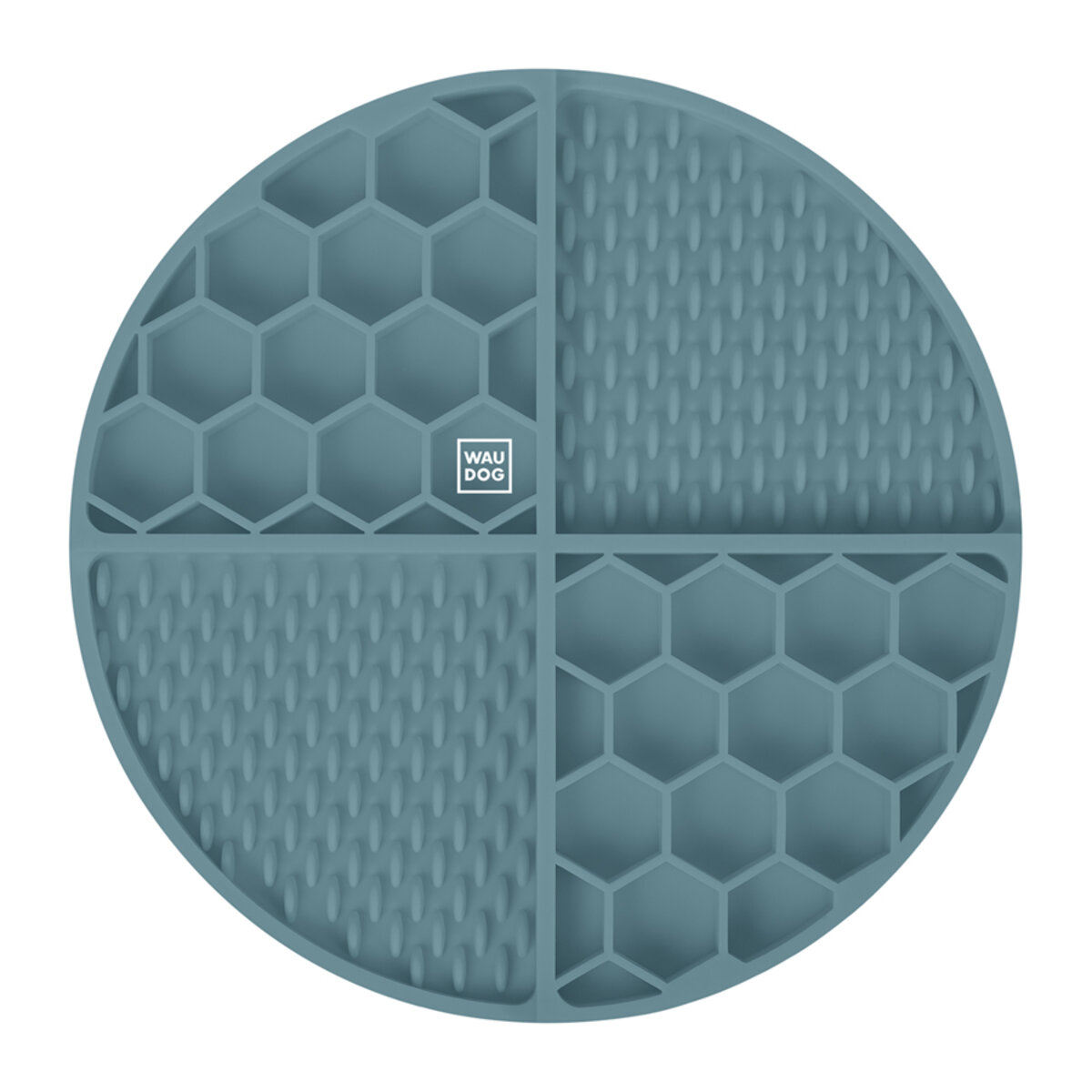 Silikoonist aeglase söömise matt hall, valmistatud toiduklassi silikoonist, lihtne puhastada ja ohutu kasutada.