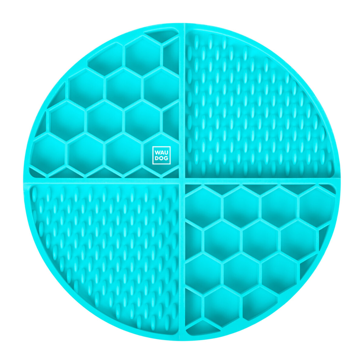 Silikoonist aeglase söömise matt sinine, valmistatud kõrgekvaliteedilisest toiduklassi silikoonist, lihtne puhastada.