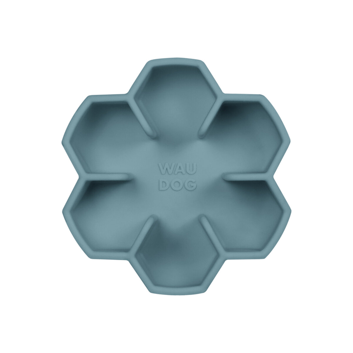 Silikoonist aeglaseks söömiseks mõeldud kauss hall, takistab ülekaalu ja aitab vältida puhitust.