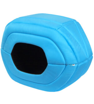 Lemmiklooma pesa AiryVest, suurused S ja M, sinine – mugav ja kompaktne pesa koertele ja kassidele.