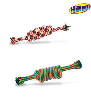 Puuvillane närimisköis koertele, 24 cm, eri värvid