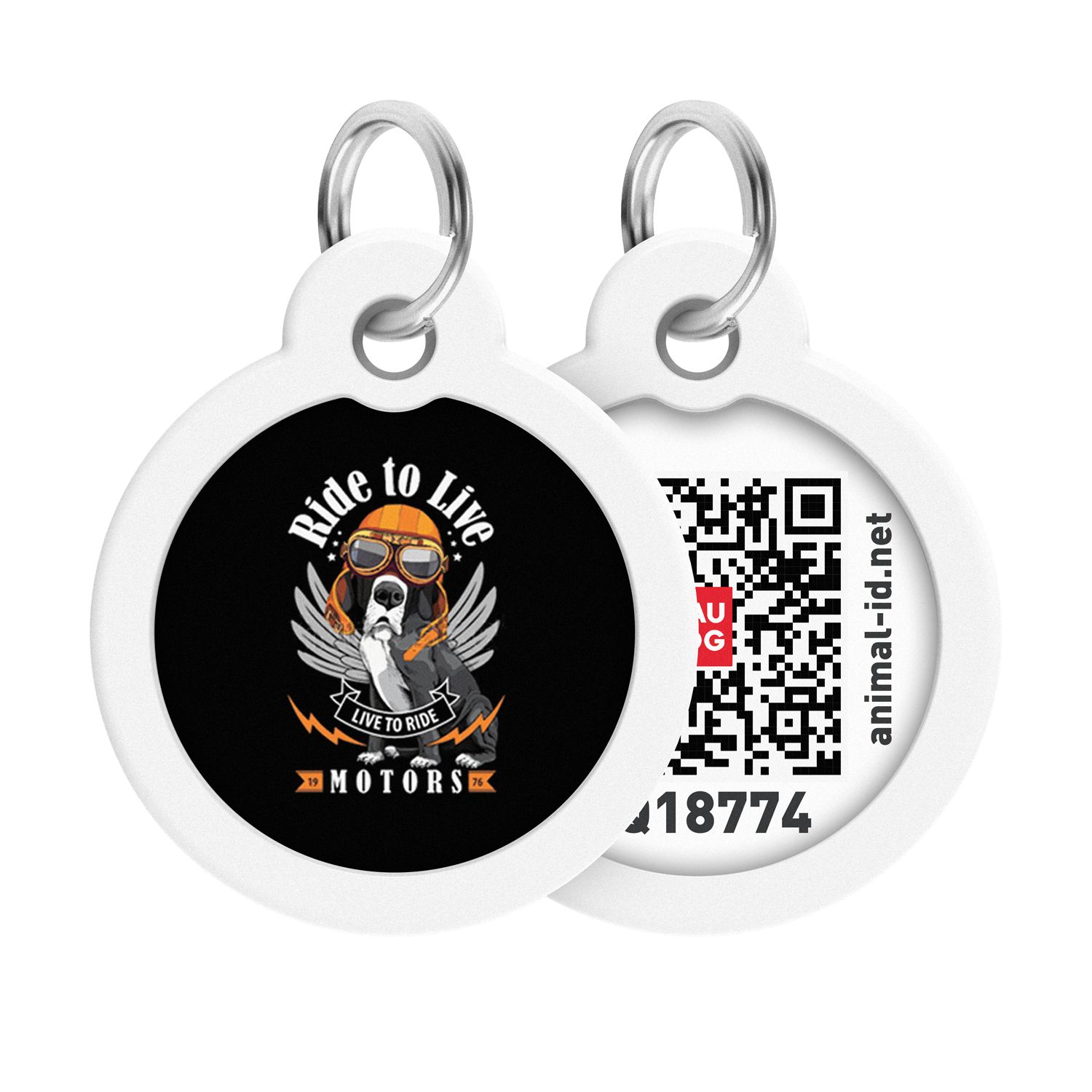 Waudog Smart ID metallist lemmiklooma ripats QR-koodiga - erinevad - Image 3