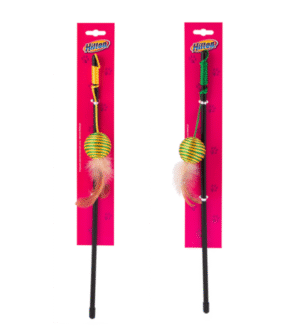 HILTON sulgede ja kõristiga mänguvarras kassile, 42 cm