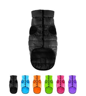 AiryVest ONE koiran takki, musta, useita kokoja